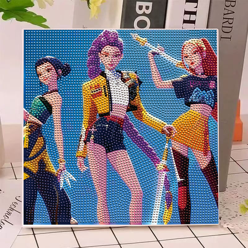Art Craft Activity - ชุดภาพวาดเพชร 5 มิติ ลายอนิเมะฮันเตอร์ส กลิม ไมล่า