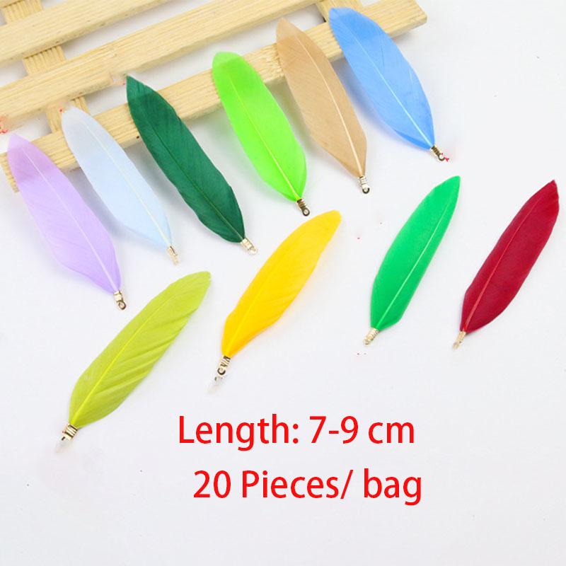 พู่ขนห่านธรรมชาติ 20 ชิ้น สำหร - Art Craft Activity บทวิจารณ์และราคา