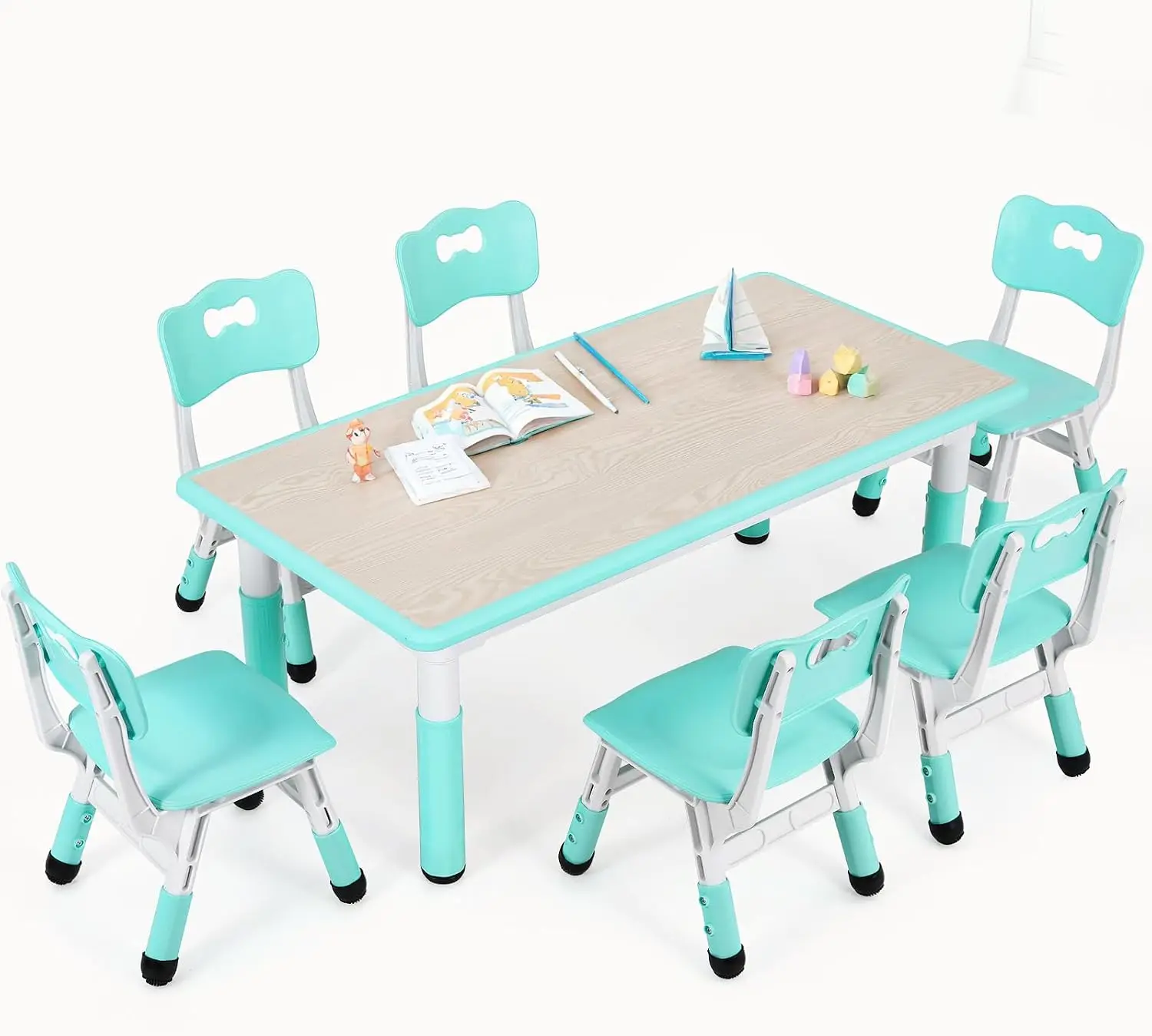 ชุดโต๊ะและเก้าอี้สำหรับเด็ก 6  - Art Craft Activities For Preschoolers บทวิจารณ์และราคา