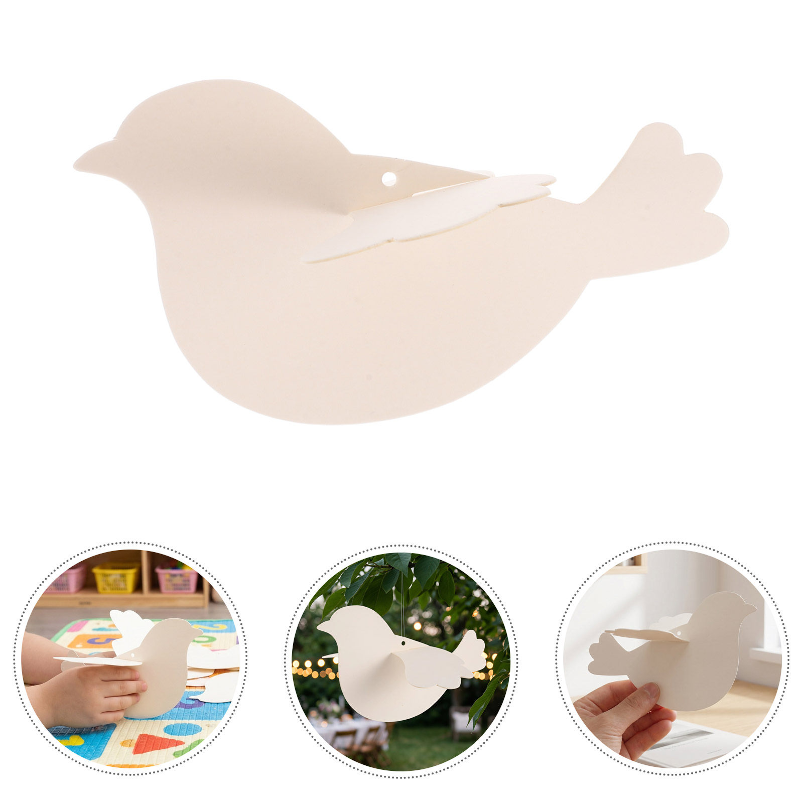 ชุดงานฝีมือทำนกจากกระดาษแข็ง 1 - Art Craft Kindergarten บทวิจารณ์และราคา