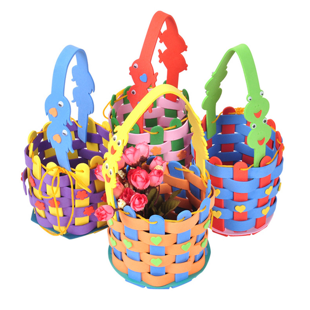 ชุดอุปกรณ์ทำตะกร้าสาน DIY 4 ชิ - Art Craft Activities For Preschoolers บทวิจารณ์และราคา