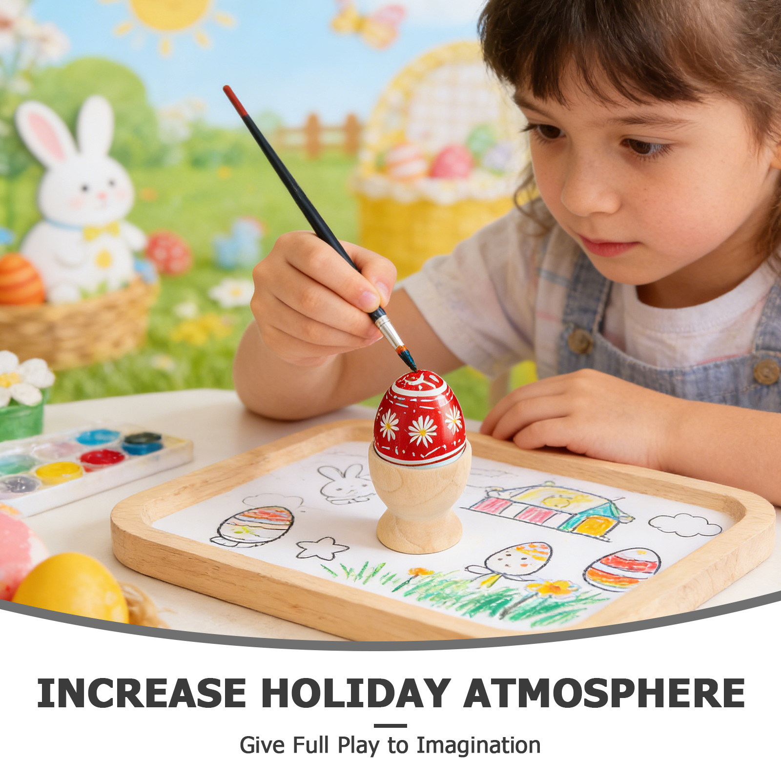 ที่วางไข่ไม้เปล่า 12 ชิ้น รูปท - Art Craft Activities For Preschoolers บทวิจารณ์และราคา