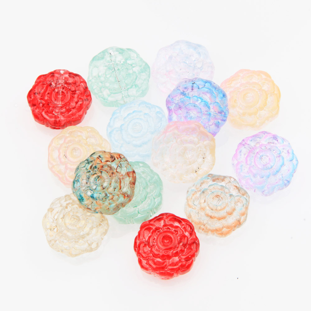 30pcs Rose ดอกไม้ลูกปัดสําหรับ - Art Craft Rose บทวิจารณ์และราคา