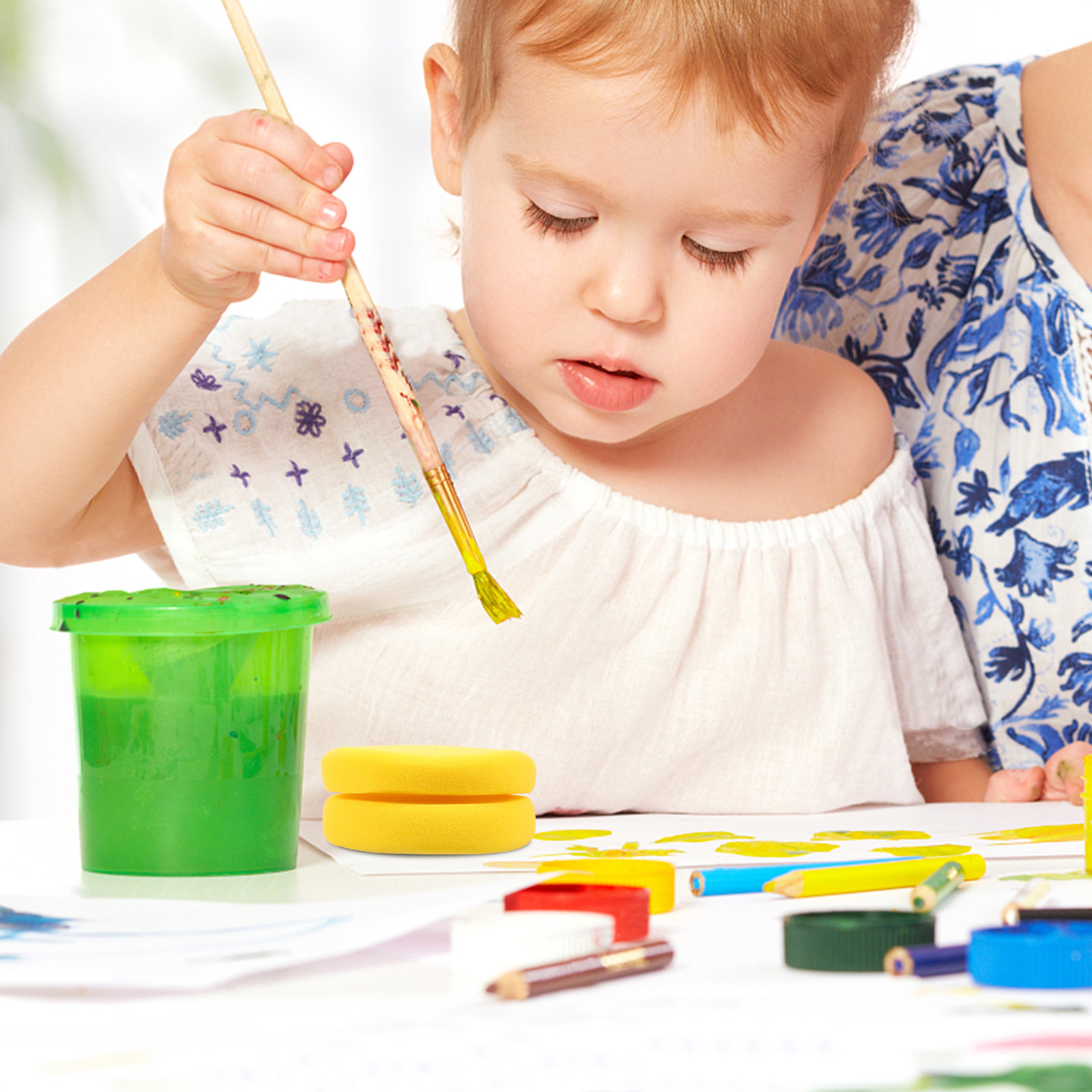 ชุดฟองน้ำวาดภาพสำหรับเด็ก 2 ชิ - Art Craft Kindergarten บทวิจารณ์และราคา
