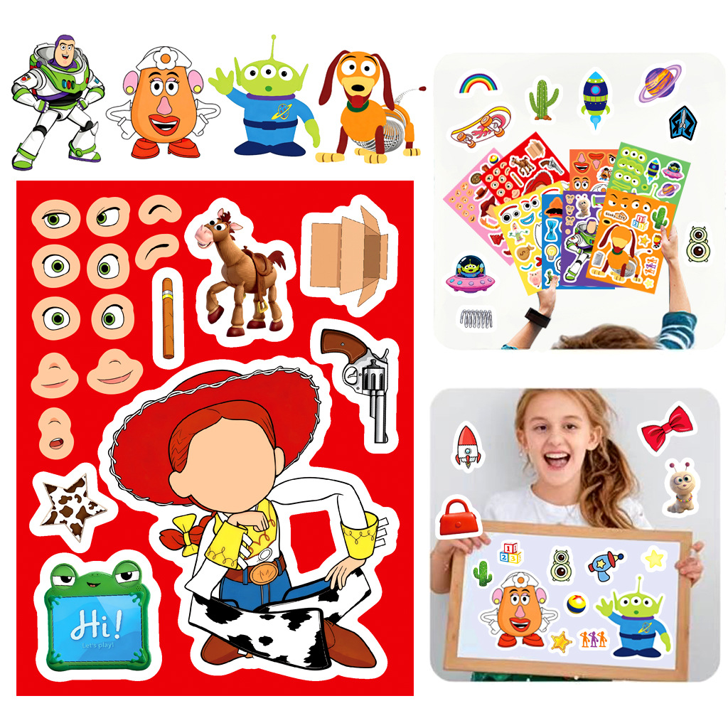 สติกเกอร์ติดหน้าตัวการ์ตูนทอย  - Art Craft Activity บทวิจารณ์และราคา