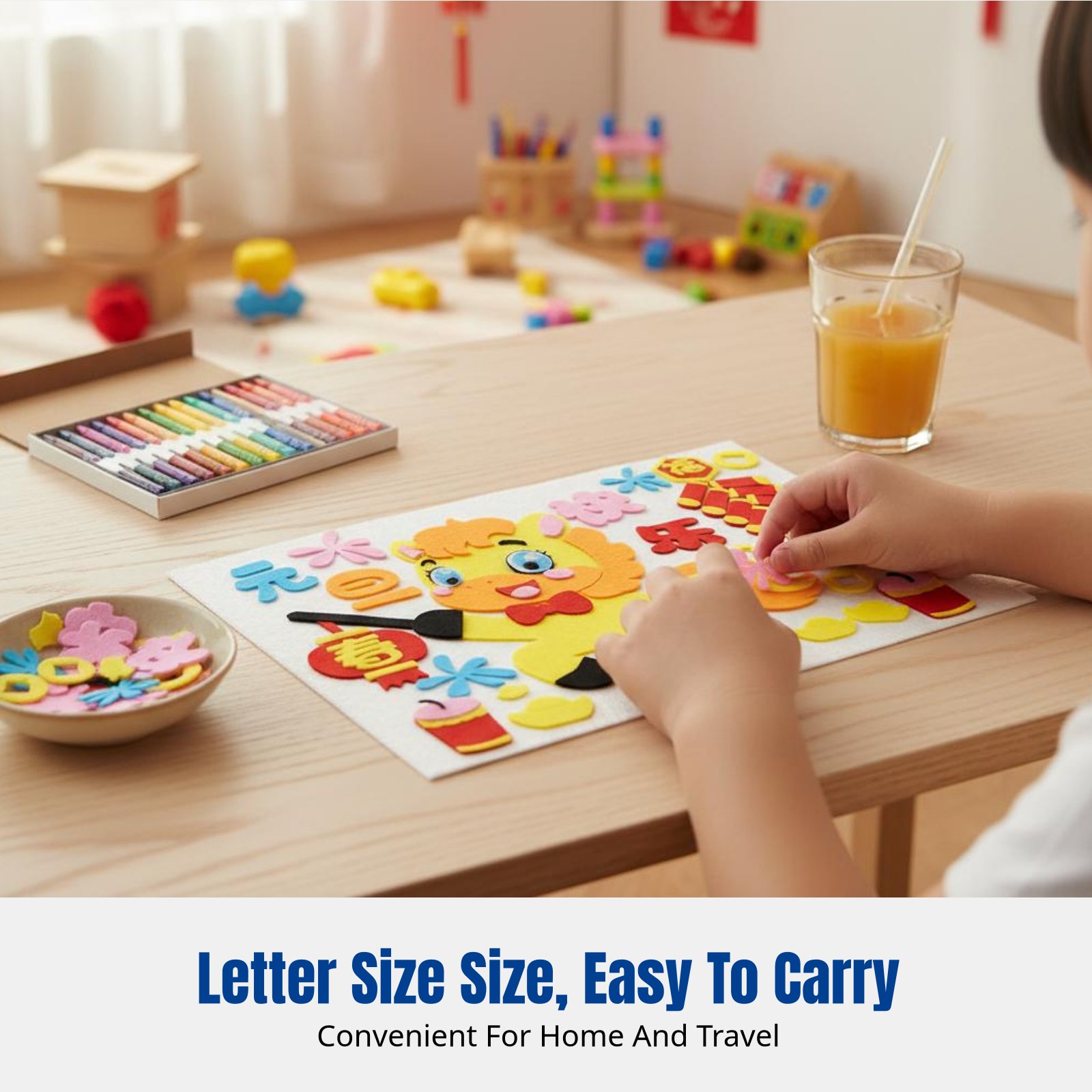 สติกเกอร์ศิลปะผ้า DIY ปีใหม่ 2 - Art Craft Kindergarten บทวิจารณ์และราคา