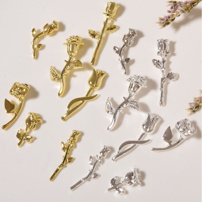 10 ชิ้น 3D Rose เครื่องประดับเ - Art Craft Rose บทวิจารณ์และราคา