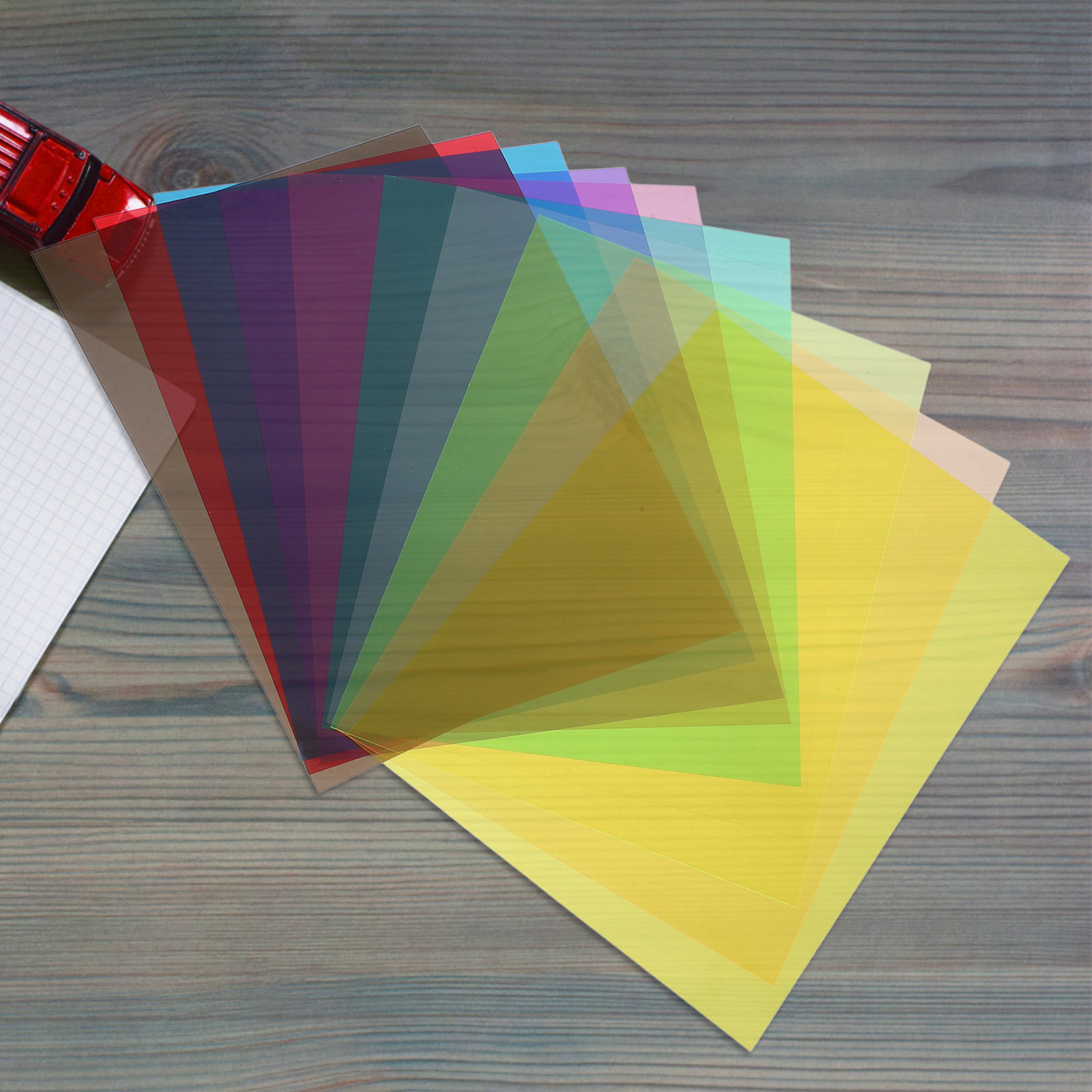 แผ่นพลาสติก PVC สีสันสดใส 10 ช - Light Art And Craft บทวิจารณ์และราคา