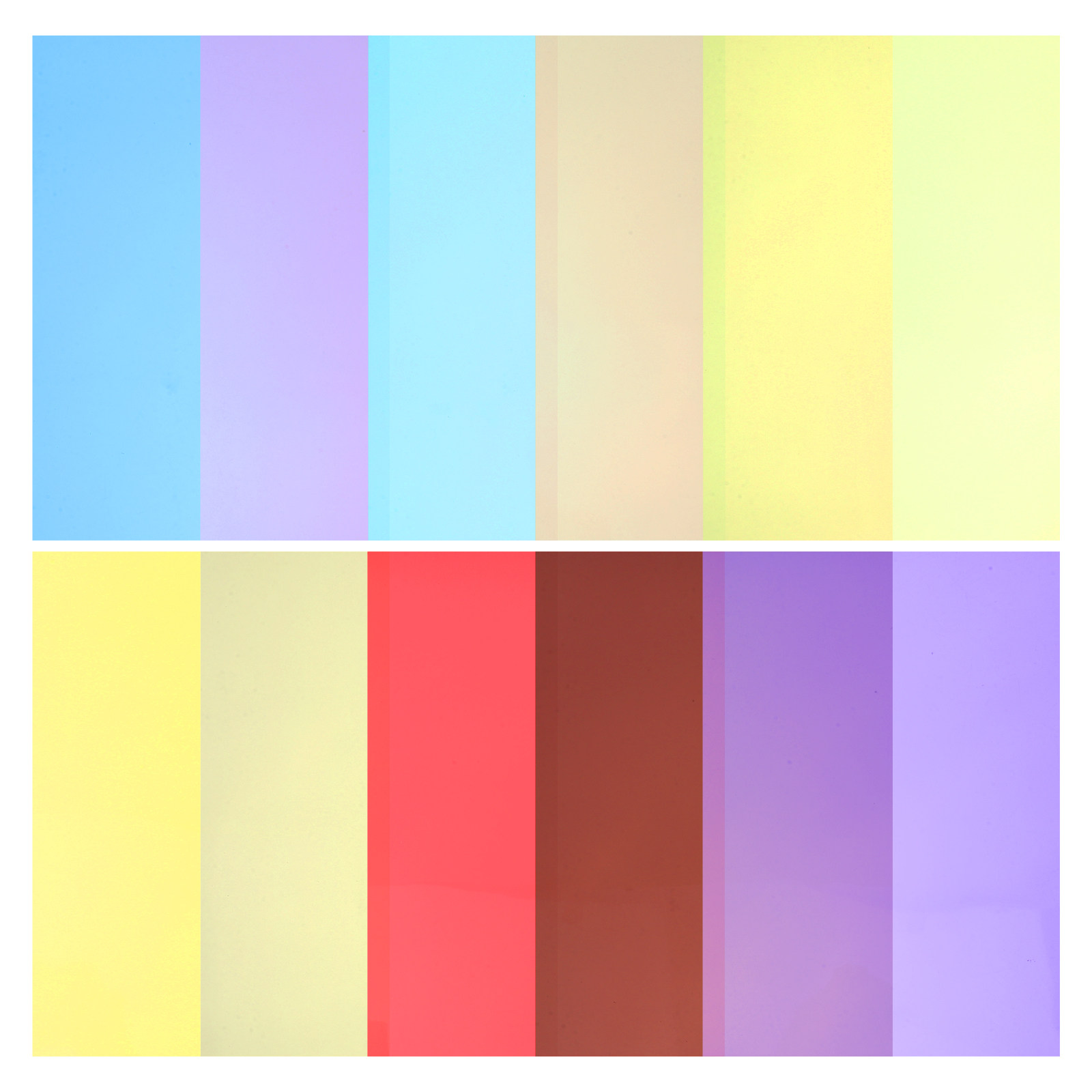 แผ่นพลาสติก PVC สีสันสดใส 10 ช - Light Art And Craft บทวิจารณ์และราคา