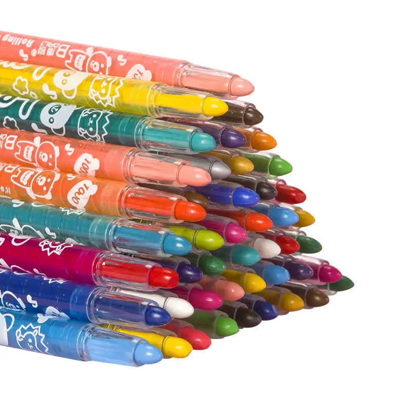 ชุดสีเทียนหมุนได้ 24/12 ชิ้น ย - Art Craft Kindergarten บทวิจารณ์และราคา